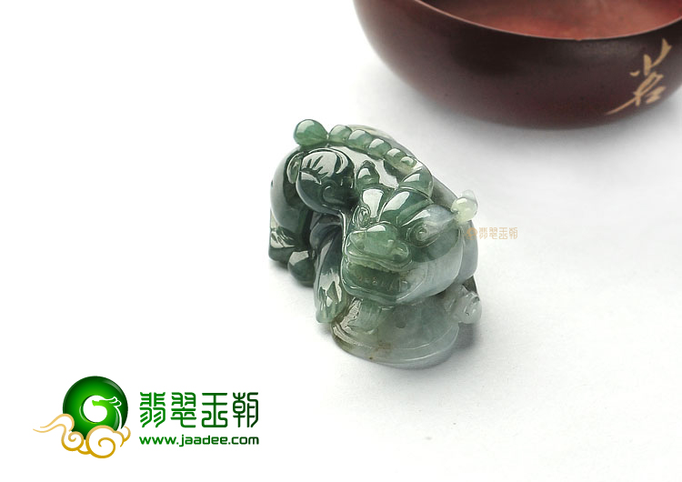 糯冰种晴水貔貅挂件