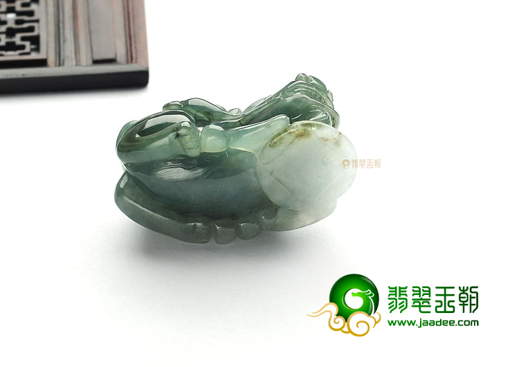 糯冰种晴水貔貅挂件
