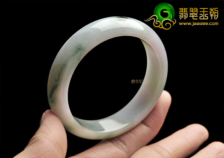 (超值推荐)糯冰种飘花手镯(54.3mm)