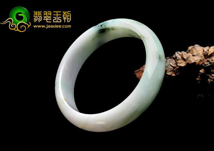(超值推荐)糯冰种飘花手镯(53mm)