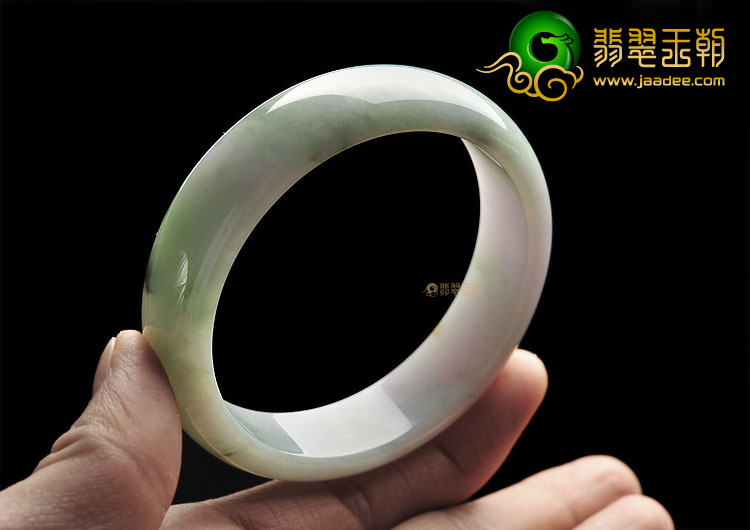 (超值推荐)糯冰种飘花手镯(53mm)