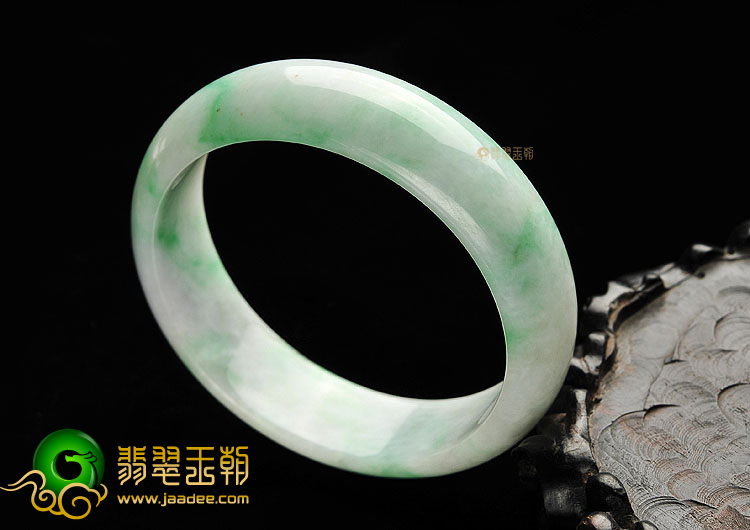 糯冰种飘翠手镯(59.4mm)
