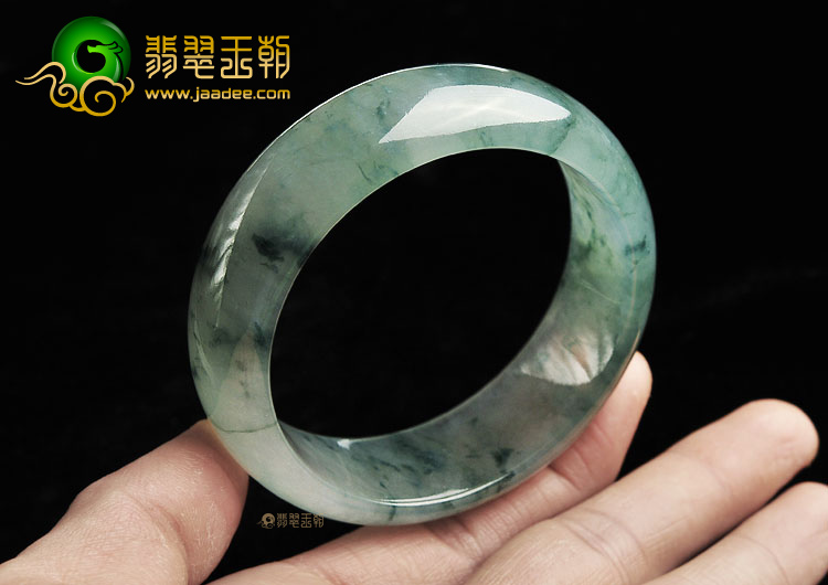 (超值推荐)冰种飘花手镯(55.2mm)