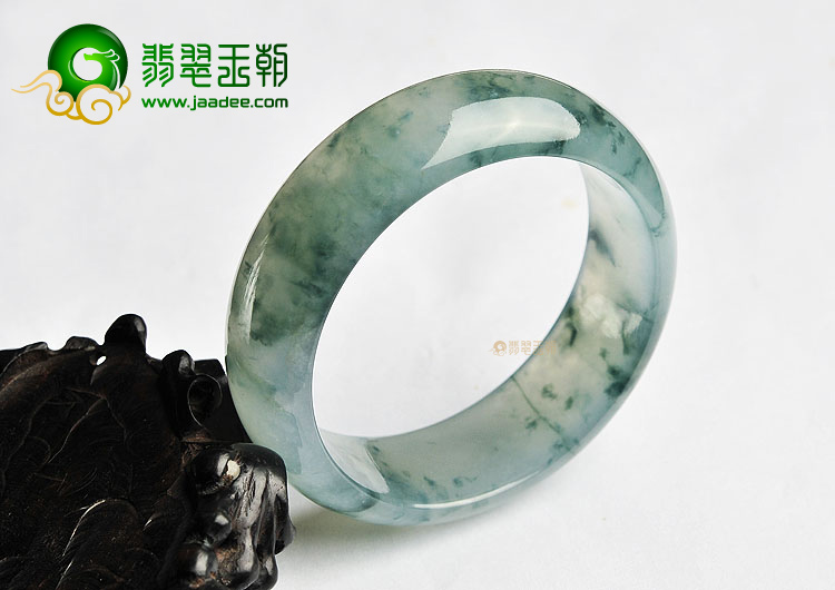 (超值推荐)冰种飘花手镯(55.2mm)