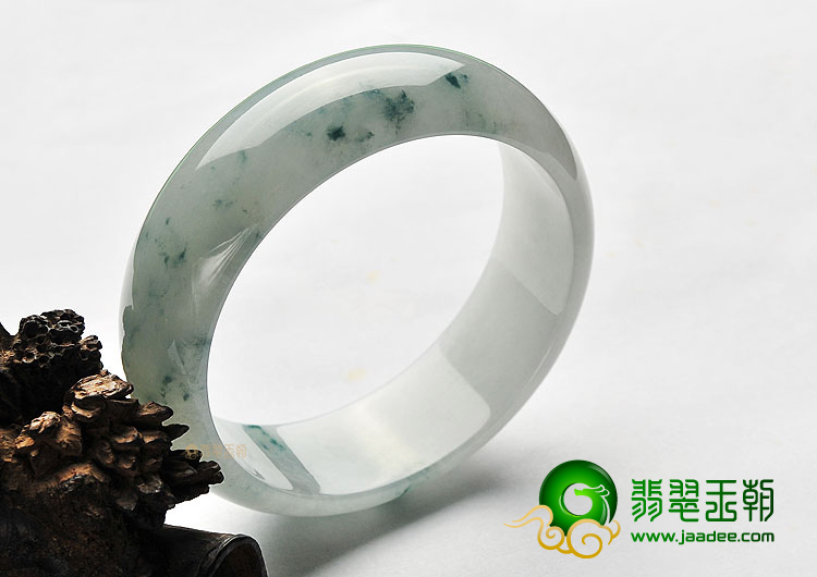 糯冰种飘花手镯(62.6mm)