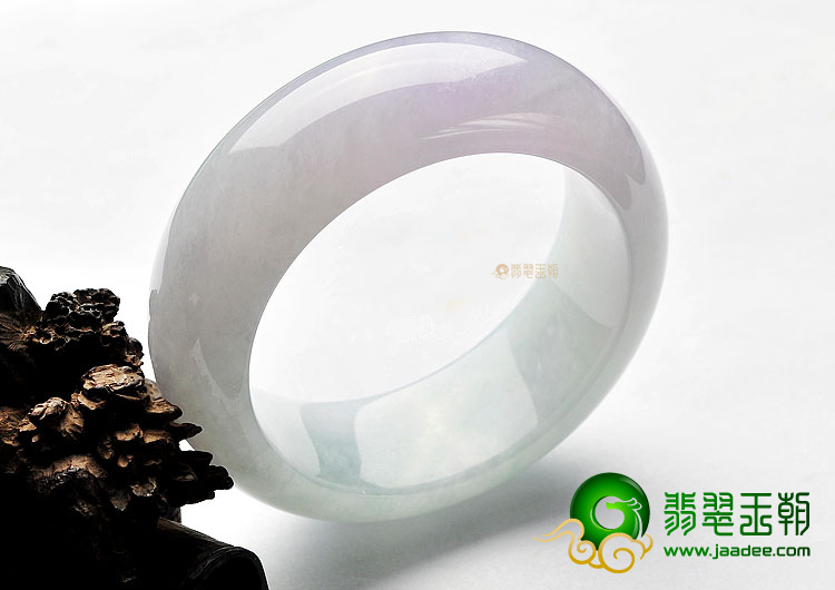 (超值推荐)冰种紫罗兰晴水略飘黄翡手镯(56.9mm/57.6mm)(一对)