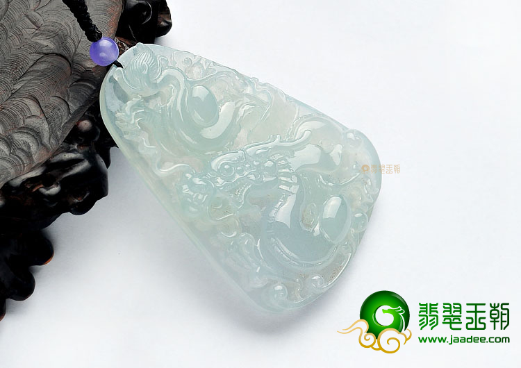(超值推荐)冰种晴水龙牌挂件