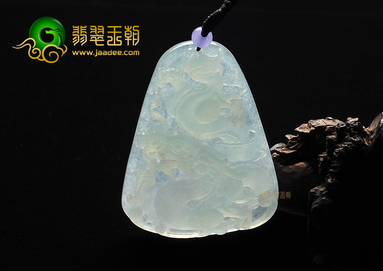 (超值推荐)冰种晴水龙牌挂件