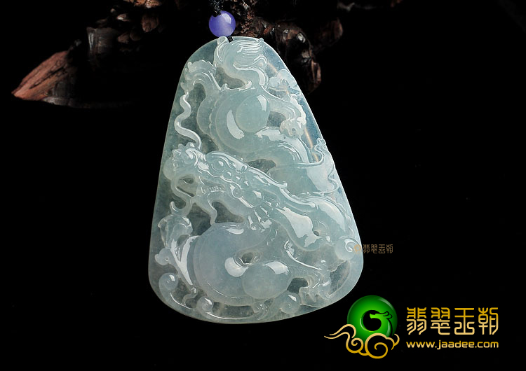 (超值推荐)冰种晴水龙牌挂件