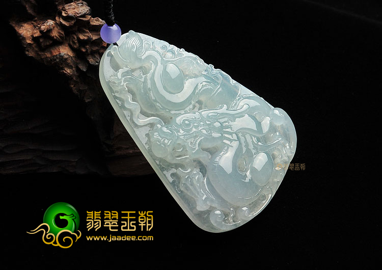 (超值推荐)冰种晴水龙牌挂件