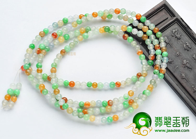 (超值推荐)冰种/糯冰种三彩项链/手链