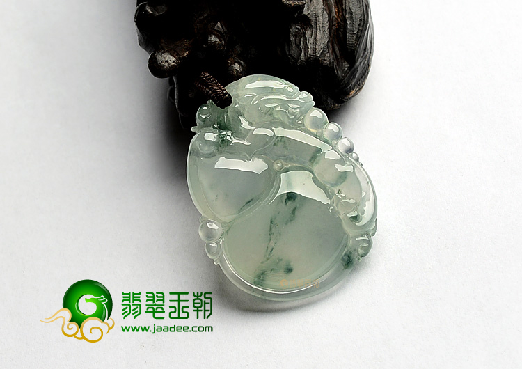 冰玻种飘花福禄寿挂件