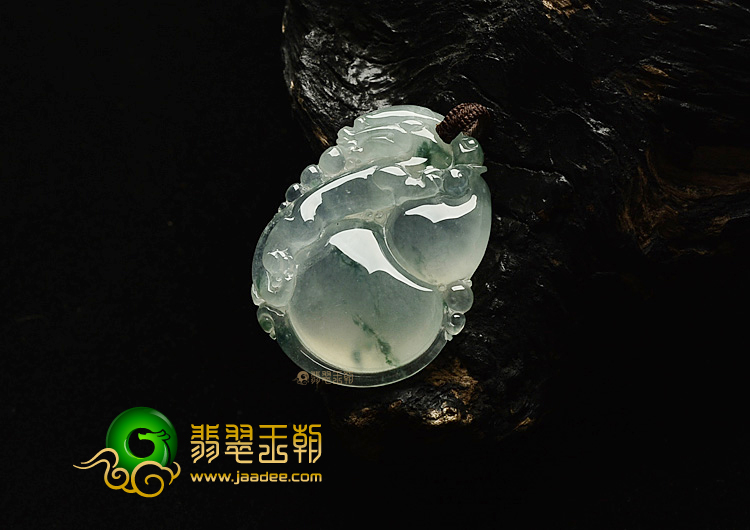 冰玻种飘花福禄寿挂件