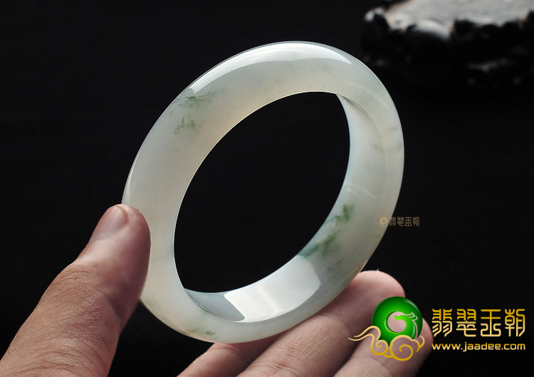 (超值推荐)冰种飘花手镯(60.2mm)