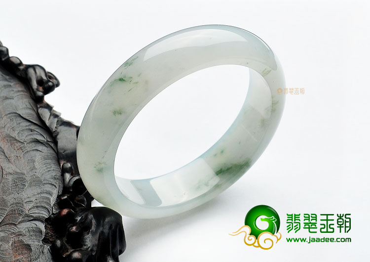 (超值推荐)冰种飘花手镯(60.2mm)