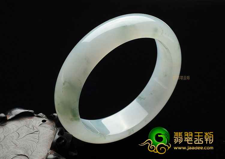 (超值推荐)冰种飘花手镯(60.2mm)