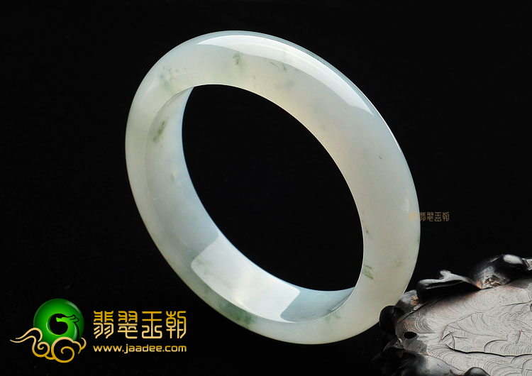 (超值推荐)冰种飘花手镯(60.2mm)