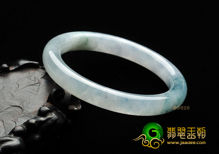 冰种飘花圆条手镯(57.9mm)