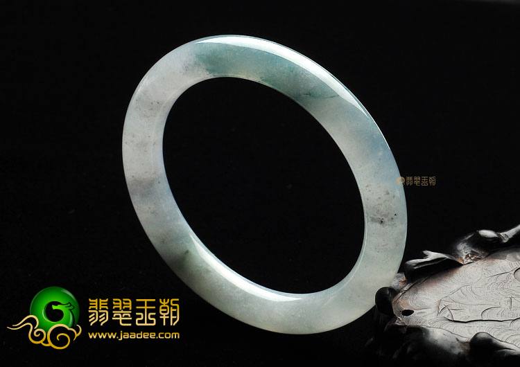 冰种飘花圆条手镯(57.9mm)