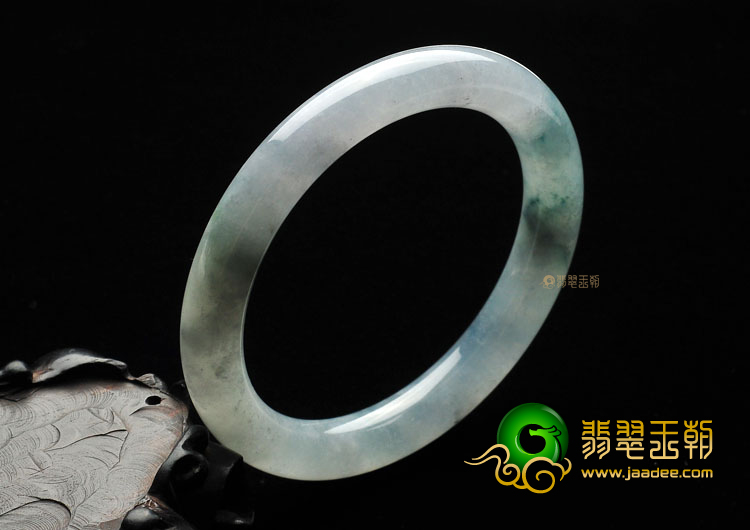 冰种飘花圆条手镯(57.9mm)