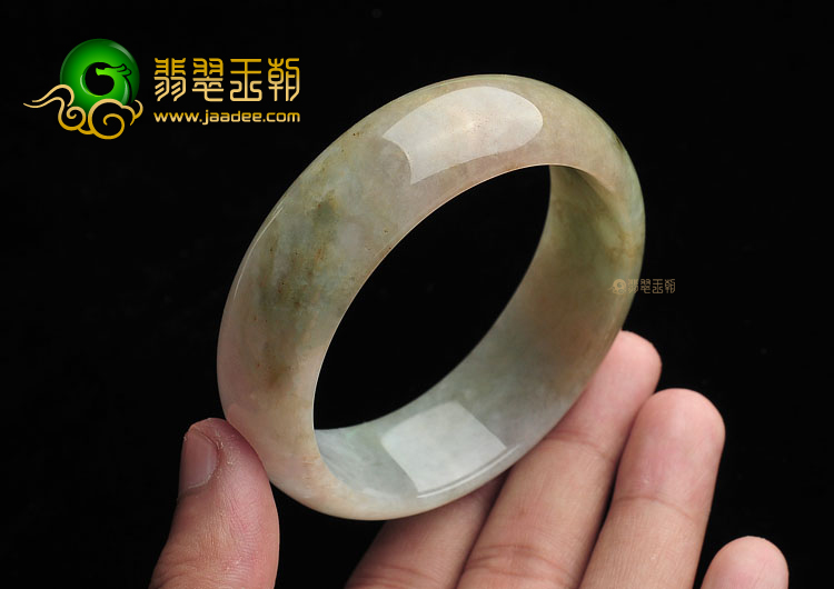 糯冰种晴水飘花手镯(61.2mm)