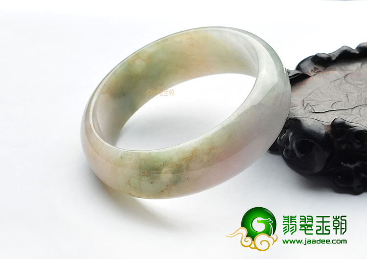 糯冰种晴水飘花手镯(61.2mm)