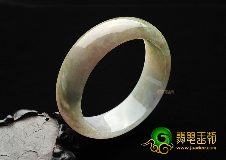 糯冰种晴水飘花手镯(61.2mm)