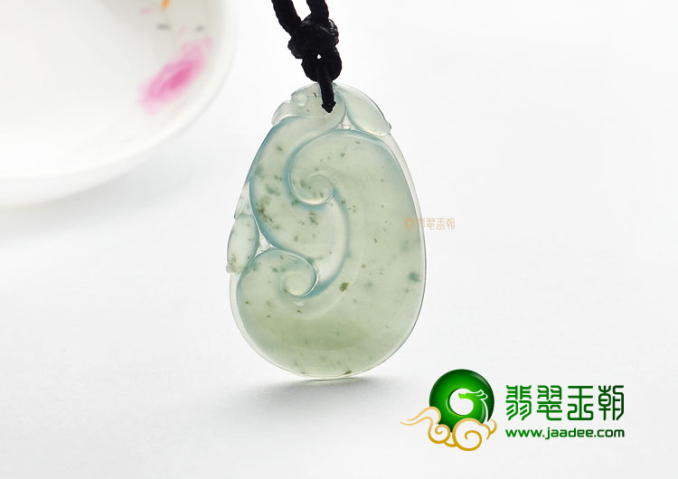 冰种晴水如意挂件