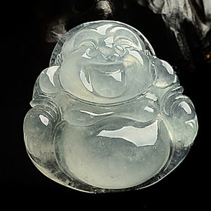 冰种晴水玉佛挂件