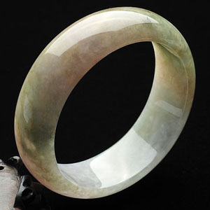 糯冰种晴水飘花手镯(61.2mm)