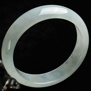 冰种淡晴水手镯(58.7mm)