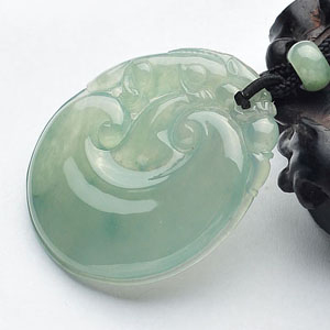 冰种晴水如意寿挂件