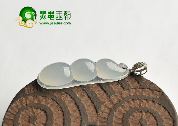 (超值推荐)冰种淡晴水财豆挂件