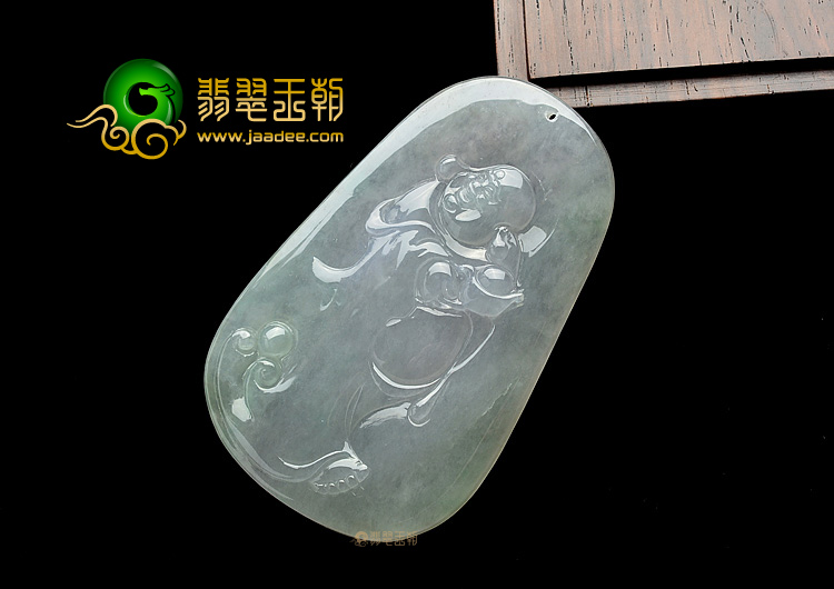 冰种晴水站佛挂件