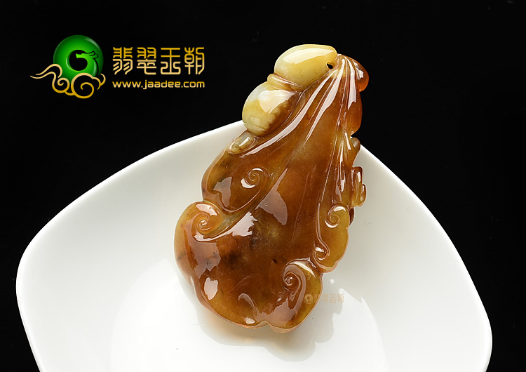 (超值推荐)糯冰种褐黄翡布袋佛挂件/手玩件