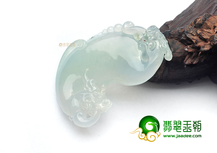 (超值推荐)冰种晴水飘花仿古龙挂件