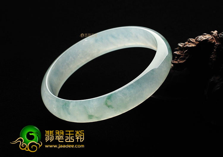 (超值推荐)冰种飘花手镯(58.5mm)
