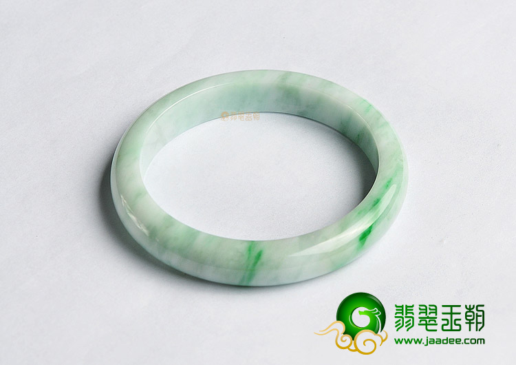 糯冰种飘翠手镯(58.1mm)