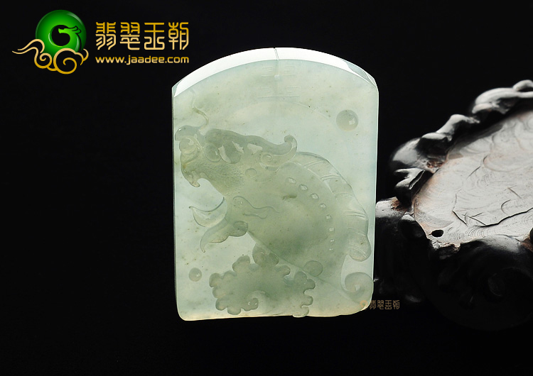 （一口价扫货）冰种晴水龙头鱼挂件