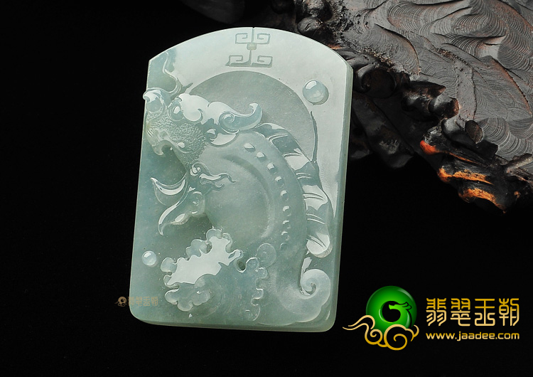 （一口价扫货）冰种晴水龙头鱼挂件