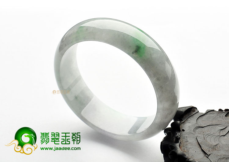 (超值推荐)糯冰种晴水飘花手镯(57.6mm)