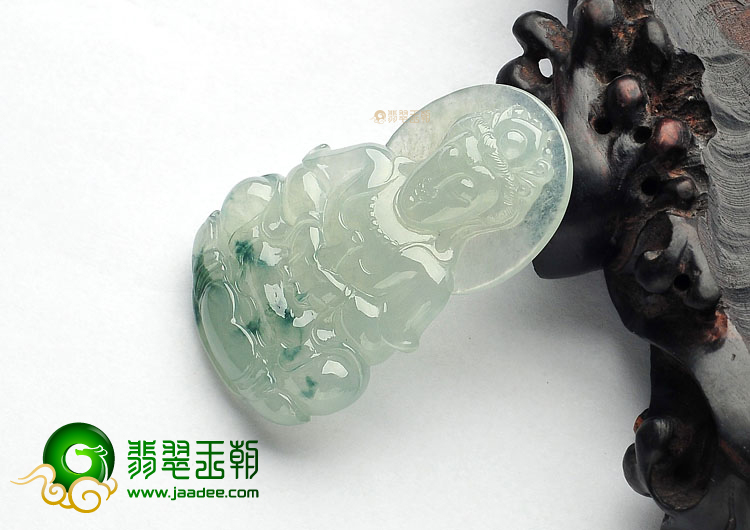 (超值推荐)冰种飘花观音挂件