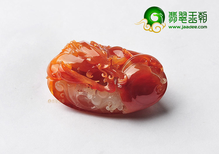 (超值推荐)冰种红翡龙头鱼挂件