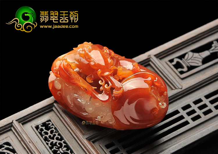 (超值推荐)冰种红翡龙头鱼挂件