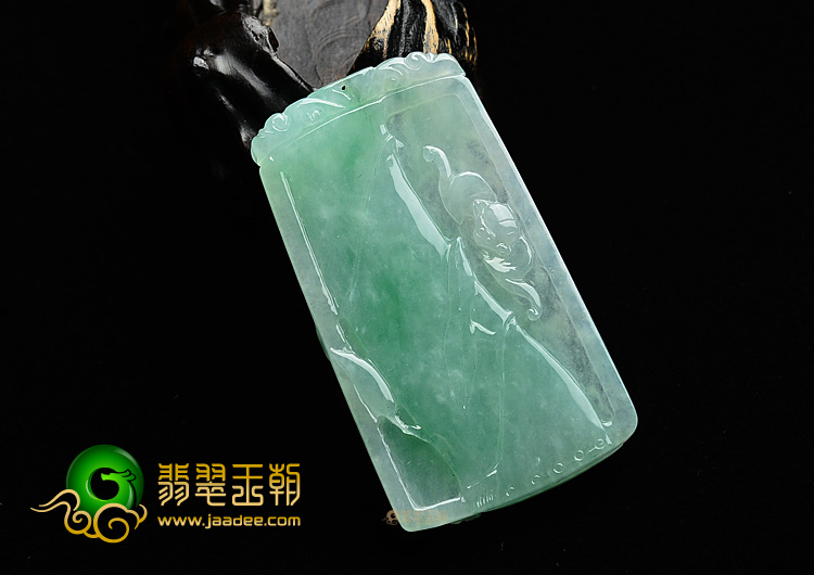 (超值推荐)冰种翠色节节高挂件