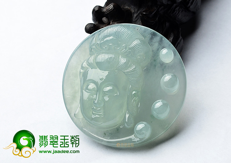 (超值推荐)冰种晴水观音头挂件
