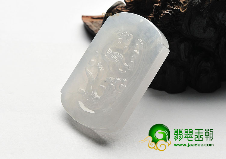 冰种白色金玉满堂挂件