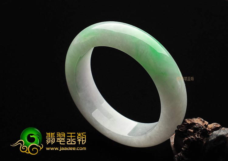 糯冰种飘翠手镯(57.8mm)
