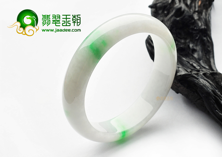 糯冰种飘翠手镯(58.5mm)