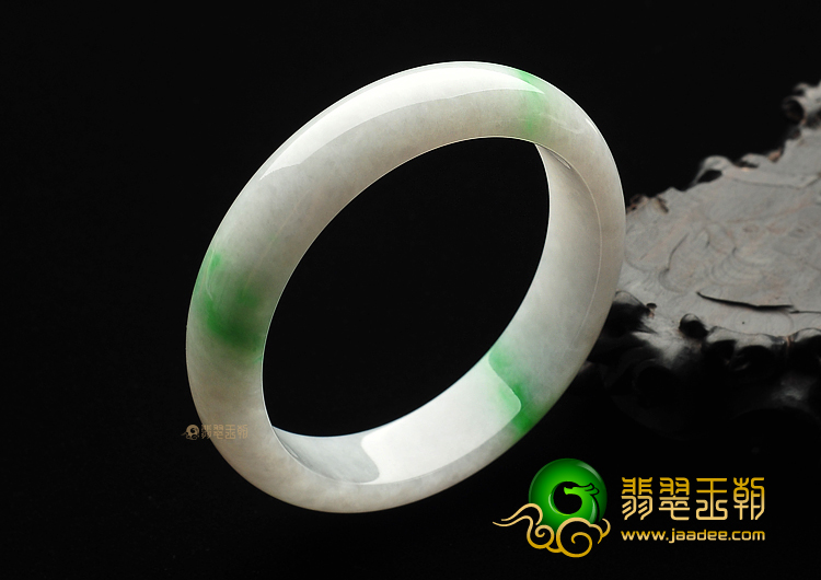 糯冰种飘翠手镯(58.5mm)